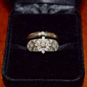 14k White Gold Diamond Rings
